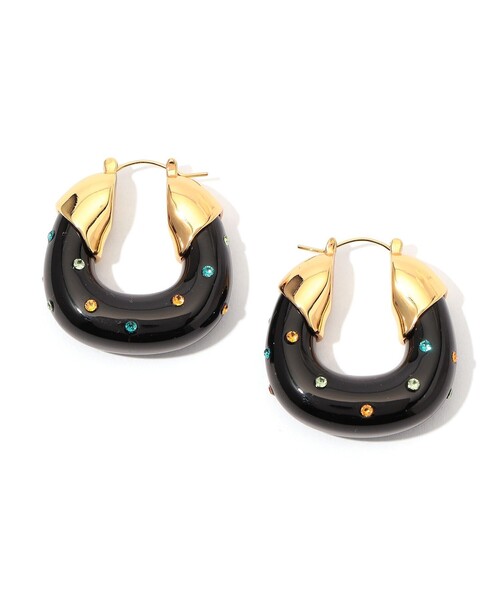 LIZZIE FORTUNATO ピアス ORGANIC HOOPS レディース : ZOZOTOWN Yahoo 