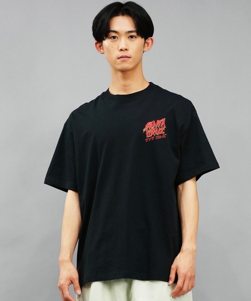 tシャツ Tシャツ メンズ 「ムラサキスポーツ限定」SANTACRUZ/サンタクルーズ 半袖Tシャツ 麻柄 カタカナ 502241417｜zozo｜14