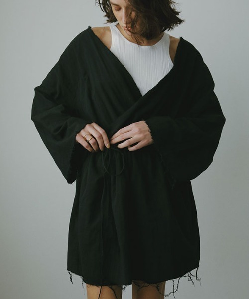 シャツ ブラウス ガーゼワッシャーカシュクールトップス レディース  