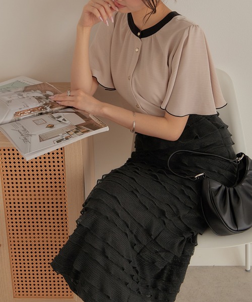 gypsohila フリルスカート スカート カットフリルナロースカート : ZOZOTOWN Yahoo!店