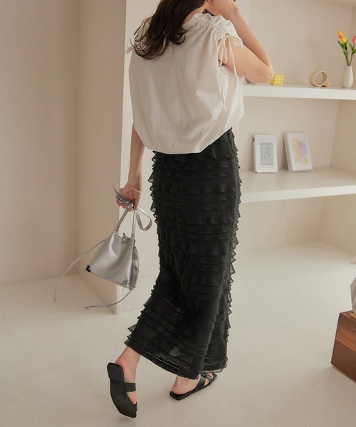スカート カットフリルナロースカート : ZOZOTOWN Yahoo!店