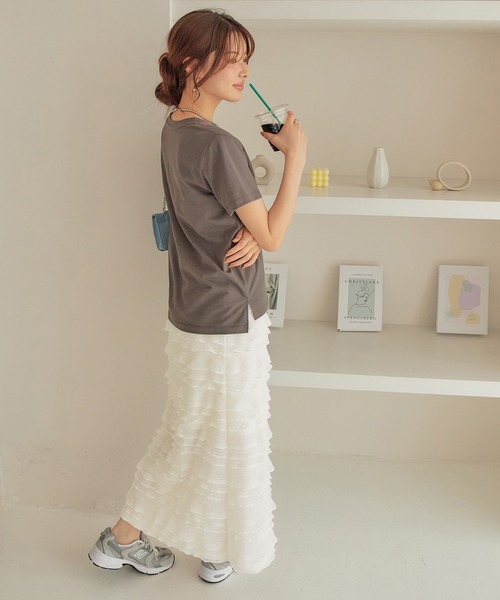 新品未使用 フリルスカート コルセットデザインフリルスカート[品番：AMTW0009955]｜JUNOAH