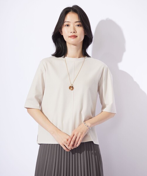 tシャツ TCポンチ モックネック カットソー レディース tシャツ TCポンチ モックネック カットソー レディース