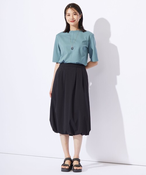 tシャツ TCポンチ モックネック カットソー レディース tシャツ TCポンチ モックネック カットソー レディース