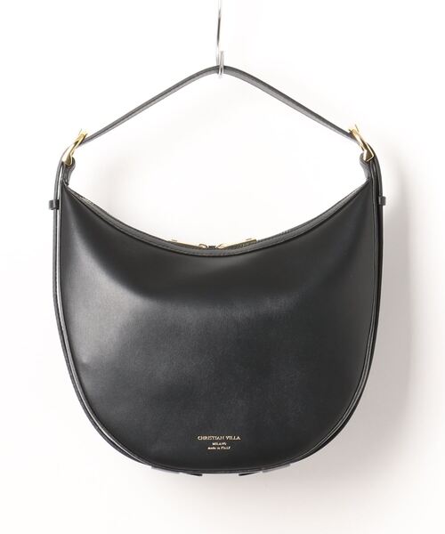 【美品】CHRISTIAN VILLA HOBOバッグ CHRISTIAN VILLA ハンドバッグ 「CHRISTIAN VILLA」ミディアム