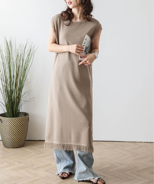 ワンピース 夏 フリンジニットワンピース : ZOZOTOWN Yahoo!店 - 通販