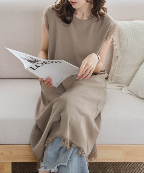 ワンピース 夏 フリンジニットワンピース : ZOZOTOWN Yahoo!店 - 通販