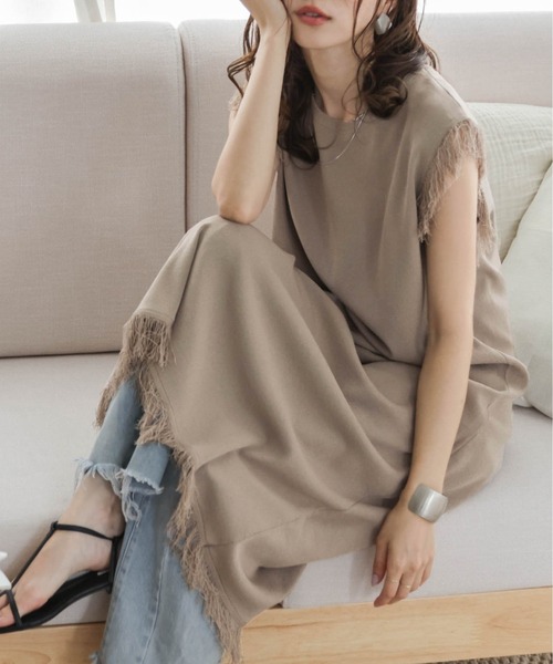 ワンピース 夏 フリンジニットワンピース : ZOZOTOWN Yahoo!店 - 通販