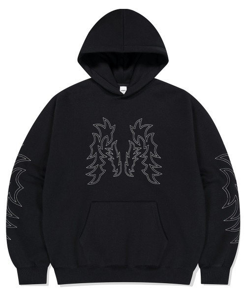 パーカー 「mahagrid/マハグリッド」WESTERN STITCH HOODIE/ウエスタンステッチ プルオーバーパーカー レディース メンズ