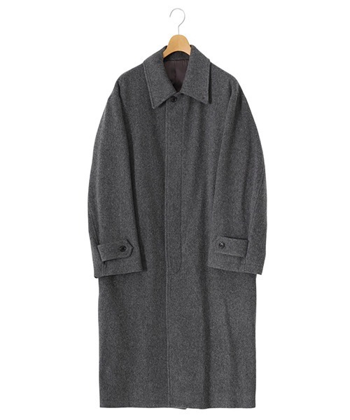 ジャケット・アウター URU BALMACAAN COAT 楽天市場】[送料無料]URU : 別注 NAPPING MELTON - BALMACAAN