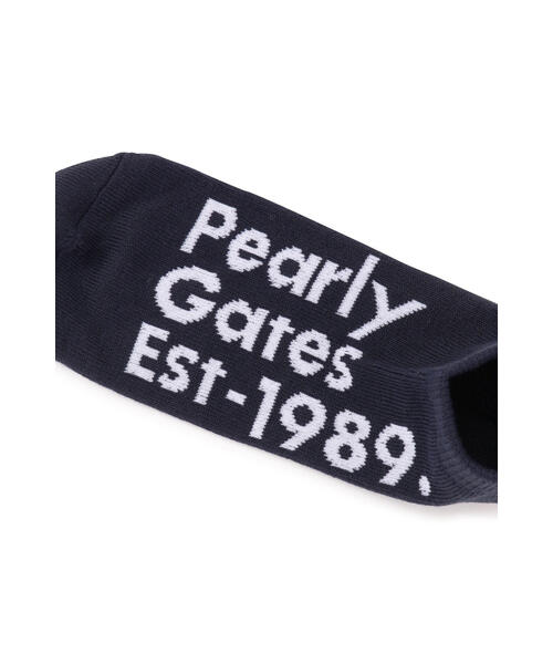 PEARLY GATES 靴下 「PEARLY GATES」New History ロゴアンクル