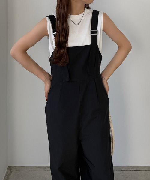 サロペット・オーバーオール・オールインワン CFT. suspender wrap saroppet pt black 2025年最新】CFT. レディース サロペット・オーバーオール
