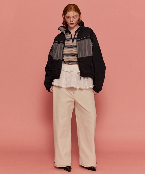 ポロシャツ ポロ Border Polo Shirt/ボーダーポロシャツ「MAISON SPECIAL/メゾンスペシャル」 レディース MAISON SPECIAL ポロシャツ ポロ Border Polo Shirt/ボーダー