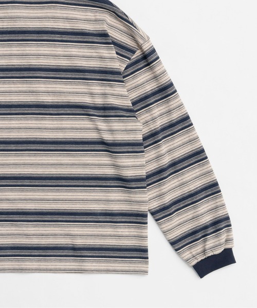 MAISON SPECIAL（メゾンスペシャル） ポロシャツ ポロ Border Polo