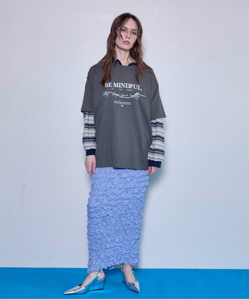 MAISON SPECIAL ポロシャツ ポロ Border Polo Shirt/ボーダー