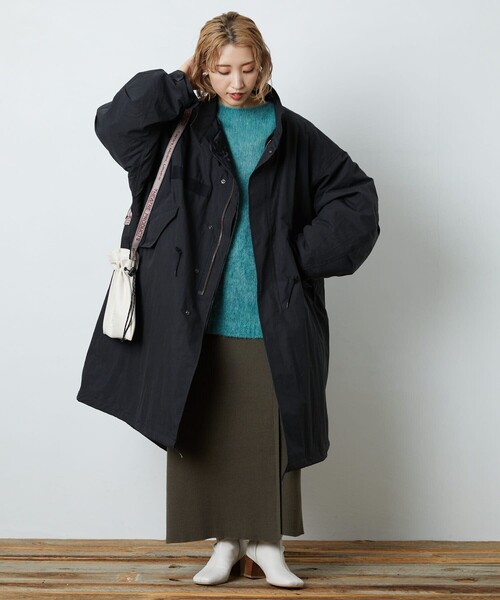 モッズコート フリークスストア FREAK’S STORE　フリーサイズ FREAK'S STORE（フリークスストア） モッズコート SMALL ブラック