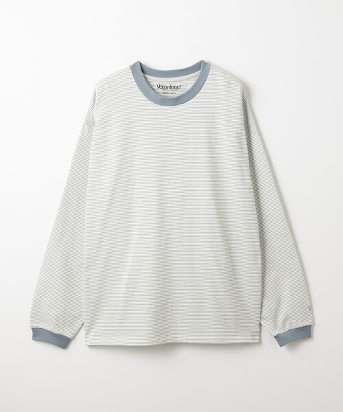 MONKEY シャツ、ロンT、タオル3点セット VATANLOOP × monkey time＞ オーガニック ボーダー ロング