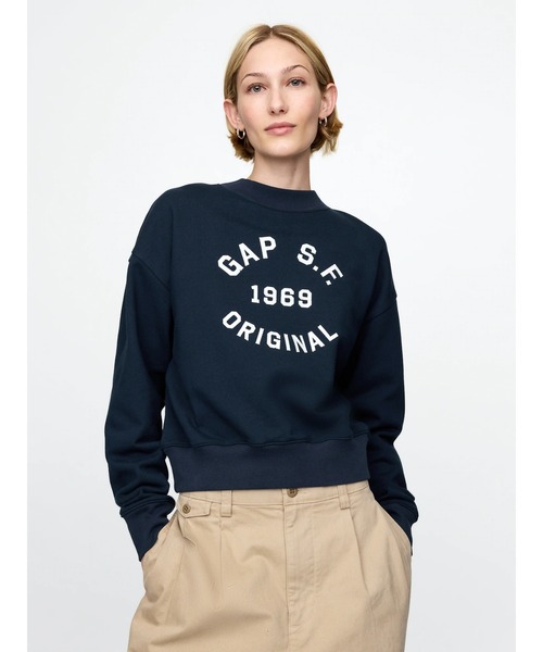 GAP（ギャップ） トレーナー スウェット フレンチテリー クロップド