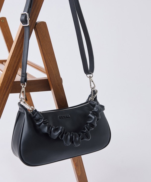 MURUA 黒のかごバッグ2way ショルダー付き 楽天市場】MURUA ムルーア かごバッグ 2WAYミニトートバッグ