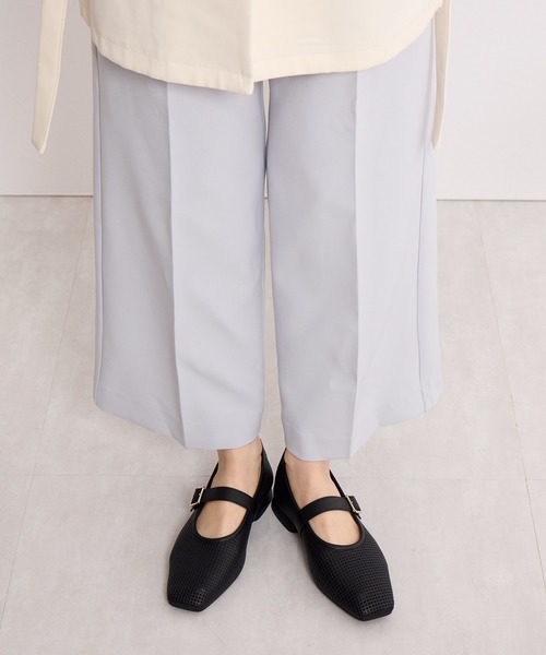 パンプス 「Made in Japan」「HIMIKO」パンチングレザーメリージェーンパンプス/651103の画像