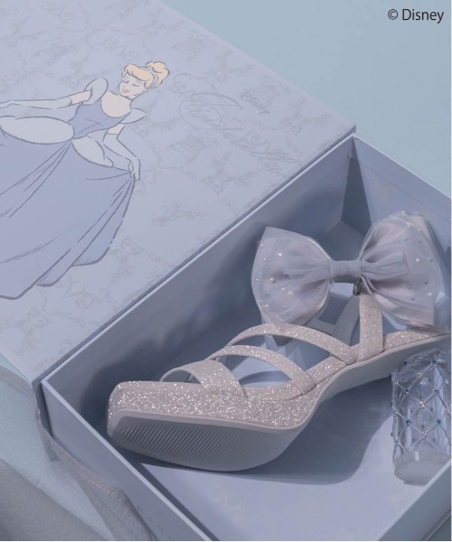 完売品　新品 RANDA シンデレラシリーズ　クリスタルサンダル　コラボ RANDA サンダル 「DISNEY/ディズニー“シンデレラ”シリーズ