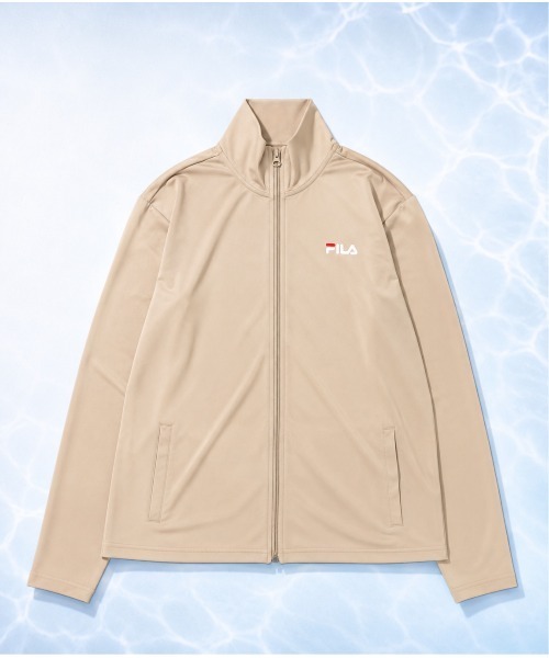 たかよさま専用FILA ジップアップジャケット XL クリーム FILA（フィラ） ラッシュガード 接触冷感機能付ラッシュガード メンズ