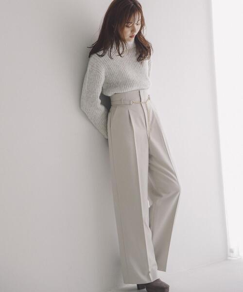 「PROPORTION BODY DRESSING」 タートルネックニット FREE ピンク レディース_画像5