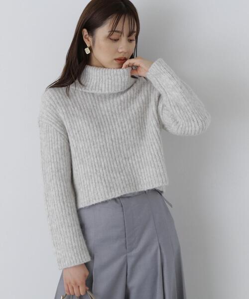 「PROPORTION BODY DRESSING」 タートルネックニット FREE ピンク レディース_画像7