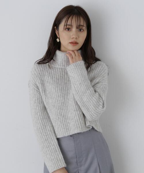 「PROPORTION BODY DRESSING」 タートルネックニット FREE ピンク レディース_画像8
