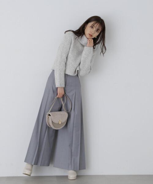 「PROPORTION BODY DRESSING」 タートルネックニット FREE ピンク レディース_画像9