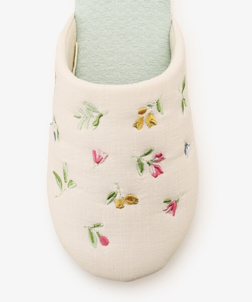 Afternoon Tea（アフタヌーンティー） スリッパ ミニフラワー刺繍