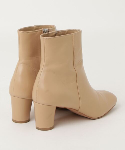 「CHEMBUR」 ショートブーツ 35 ベージュ レディース_画像2