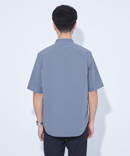green label relaxing シャツ 「WEB限定」JUST fit バンドカラー