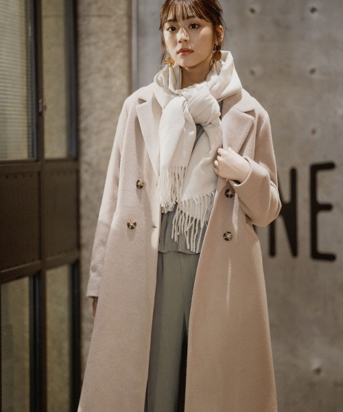 「Andemiu」 チェスターコート SMALL ブラウン レディース_画像4