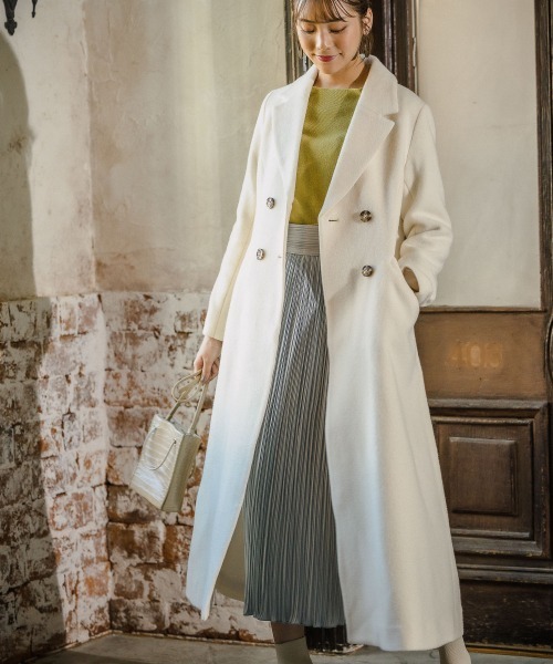 Andemiu（アンデミュウ） チェスターコート SMALL ブラウン レディース