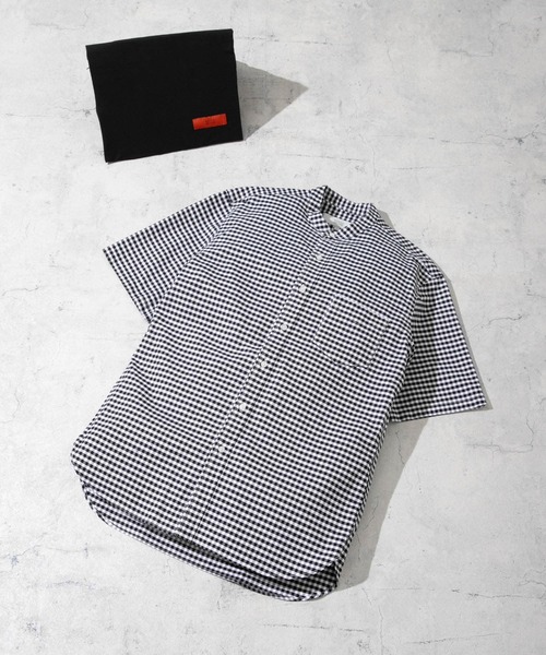 シャツ 「抗菌/消臭」「XXLサイズあり」ハイパフォーマンスバンドカラー半袖シャツ メンズ | URBAN RESEARCH ROSSO MEN | 03