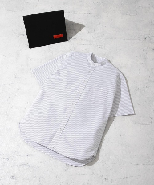 シャツ 「抗菌/消臭」「XXLサイズあり」ハイパフォーマンスバンドカラー半袖シャツ メンズ | URBAN RESEARCH ROSSO MEN | 05
