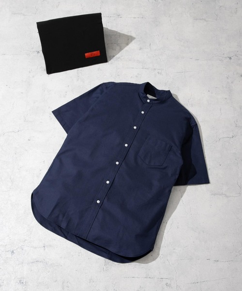 シャツ 「抗菌/消臭」「XXLサイズあり」ハイパフォーマンスバンドカラー半袖シャツ メンズ | URBAN RESEARCH ROSSO MEN | 10