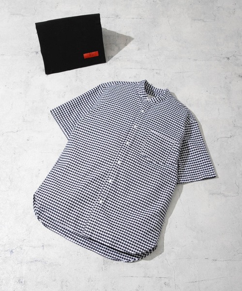 シャツ 「抗菌/消臭」「XXLサイズあり」ハイパフォーマンスバンドカラー半袖シャツ メンズ | URBAN RESEARCH ROSSO MEN | 07