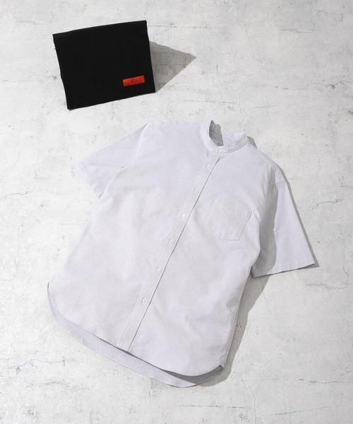 シャツ 「抗菌/消臭」「XXLサイズあり」ハイパフォーマンスバンドカラー半袖シャツ メンズ | URBAN RESEARCH ROSSO MEN | 04