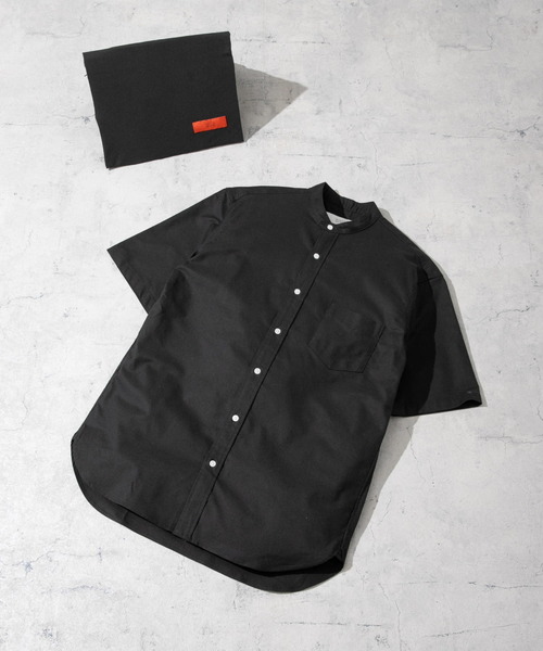 シャツ 「抗菌/消臭」「XXLサイズあり」ハイパフォーマンスバンドカラー半袖シャツ メンズ | URBAN RESEARCH ROSSO MEN | 02
