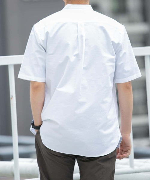 シャツ 「抗菌/消臭」「XXLサイズあり」ハイパフォーマンスバンドカラー半袖シャツ メンズ | URBAN RESEARCH ROSSO MEN | 23