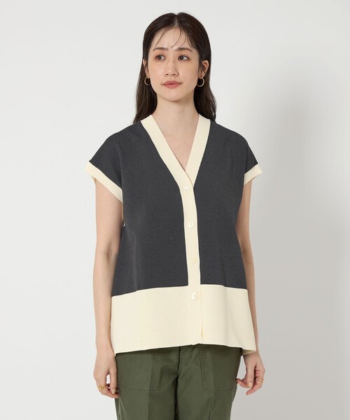 UNITED ARROWS ベスト ジレ ミニマル 2WAY ニットベスト