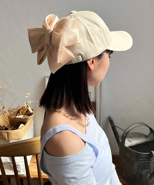 キャップ 帽子 バックリボンキャップ レディース : ZOZOTOWN Yahoo!店