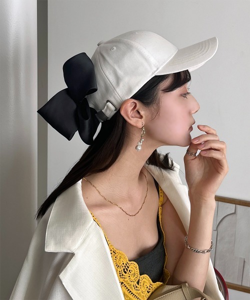 キャップ 帽子 バックリボンキャップ レディース : ZOZOTOWN Yahoo!店