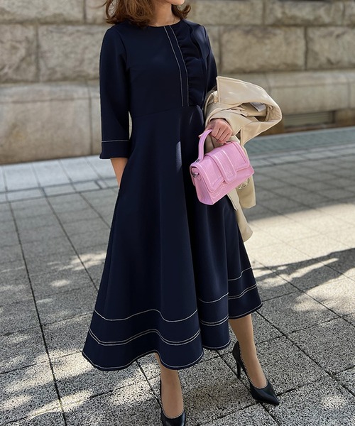 ST.ROONEY（セントルーニー） ワンピース フリルステッチワンピース