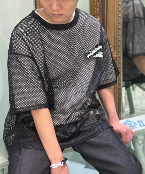 MILKBOY（ミルクボーイ） tシャツ TRAP MESH Tシャツ メンズ