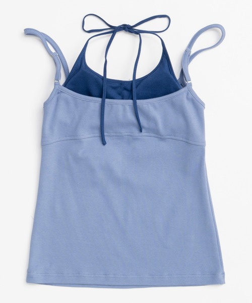MAISON SPECIAL キャミソール Henley Neck Layered Camisole