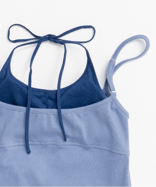 MAISON SPECIAL キャミソール Henley Neck Layered Camisole
