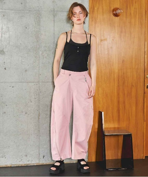 MAISON SPECIAL キャミソール Henley Neck Layered Camisole